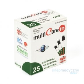Paski do pomiaru cholesterolu MultiCareIn