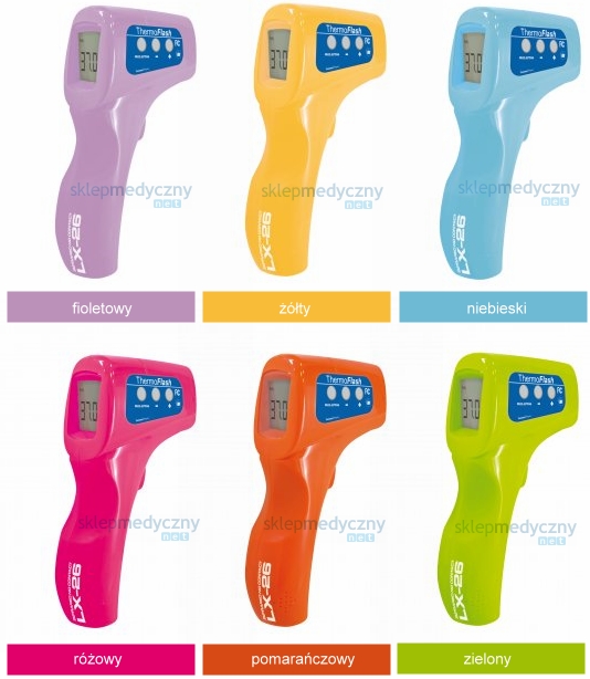 Termometr bezdotykowy ThermoFlash LX-26 COLOR